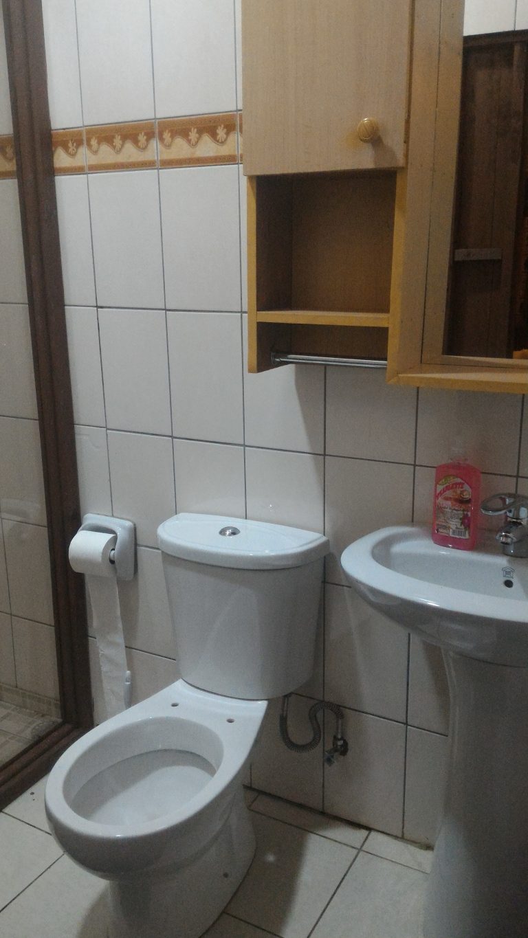 Private toilet facility at Likhubula Hiker's Nest